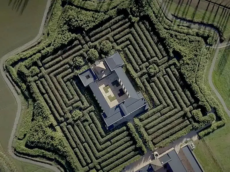 Labirinto della Masone - vista dall'alto